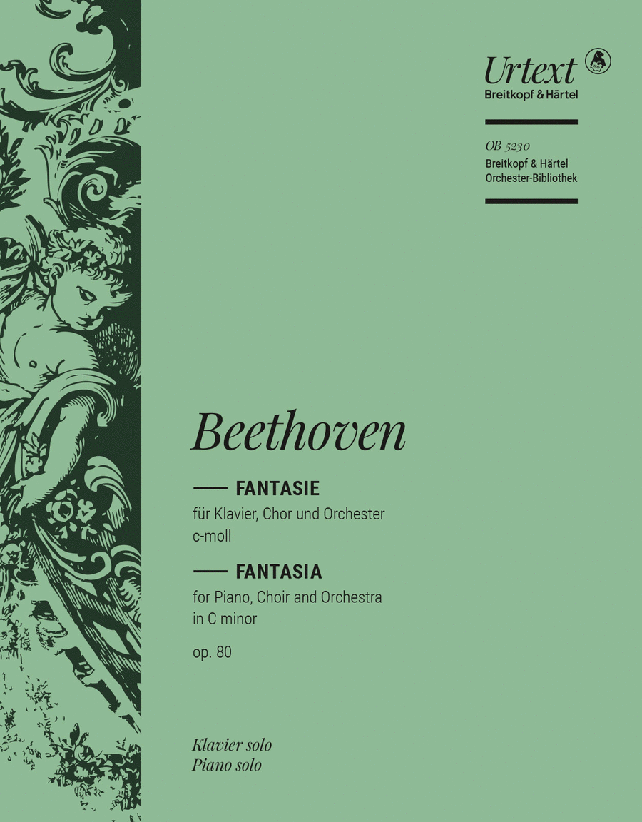Choral Fantasia in C minor Op. 80 by Ludwig van Beethoven 4-Part - Sheet Music
