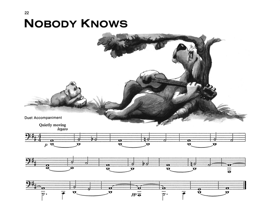 Nobody Knows - Piano Solo (with Optional Duet Accompaniments) Piano scores gallery preview page 1
