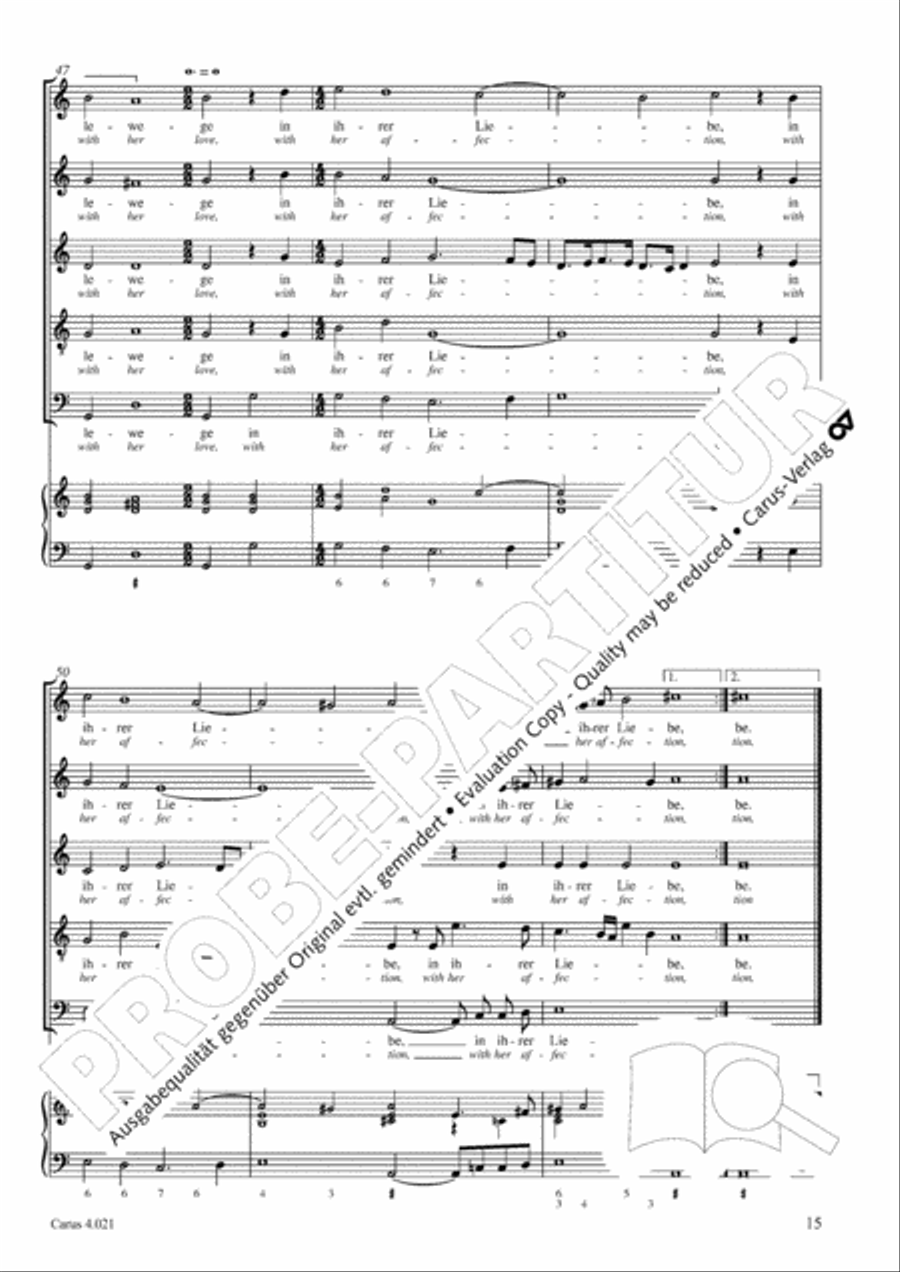Schein: Israelsbrunnlein. Fontana d'Israel. Complete edition Choir scores gallery preview page 22