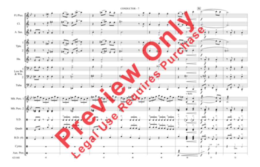You're Still a Young Man Marching Band scores gallery preview page 8