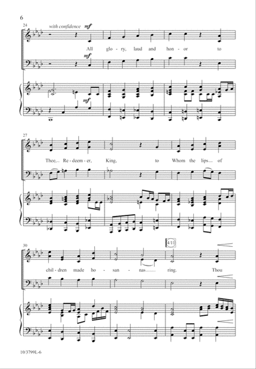 The King of Glory The King of Glory 3-Part scores gallery preview page 6