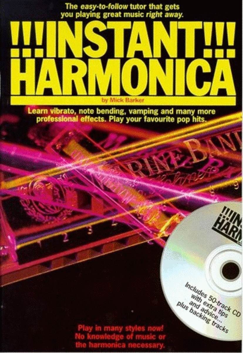 Instant Harmonica Tutor Book/CD