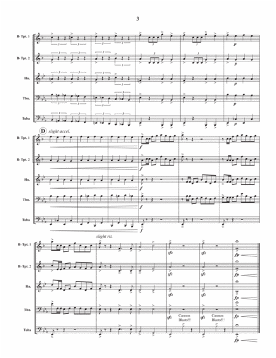 1812 Opener 1812 Opener Brass Quintet scores gallery preview page 4