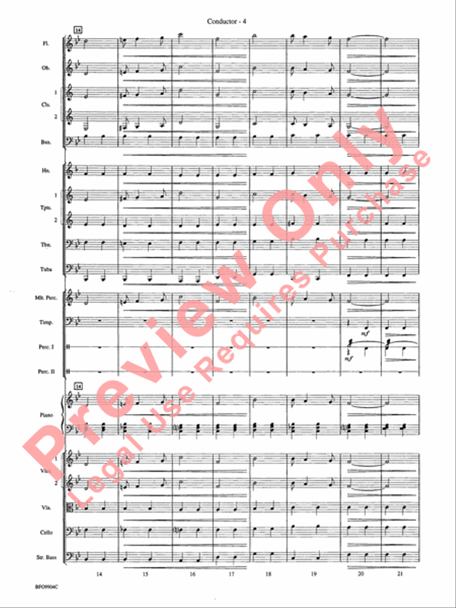 Commencement Suite Full Orchestra scores gallery preview page 7