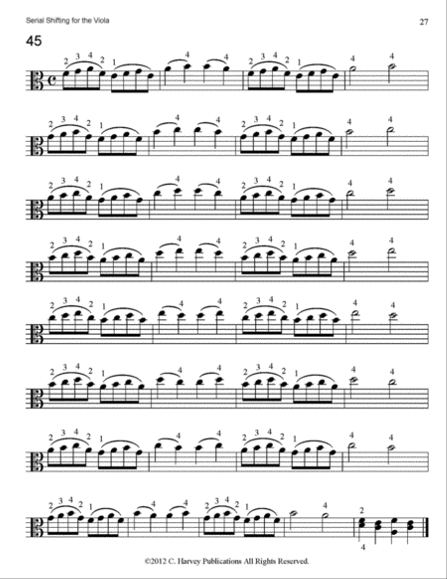 Serial Shifting for the Viola Viola scores gallery preview page 3
