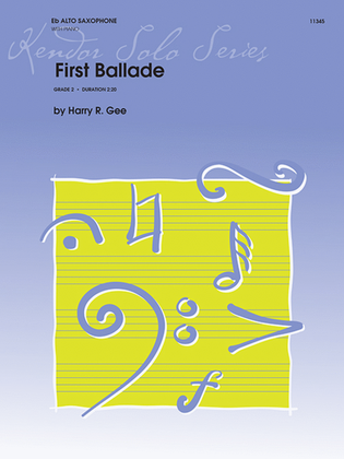 Book cover for First Ballade