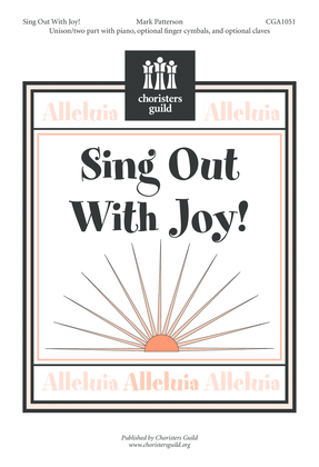 Book cover for Sing Out With Joy!