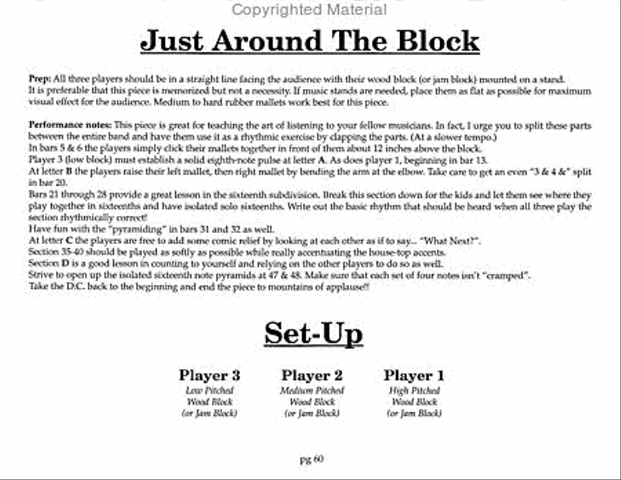 Trisicles - 10 Easy Trios Percussion Ensemble scores gallery preview page 22