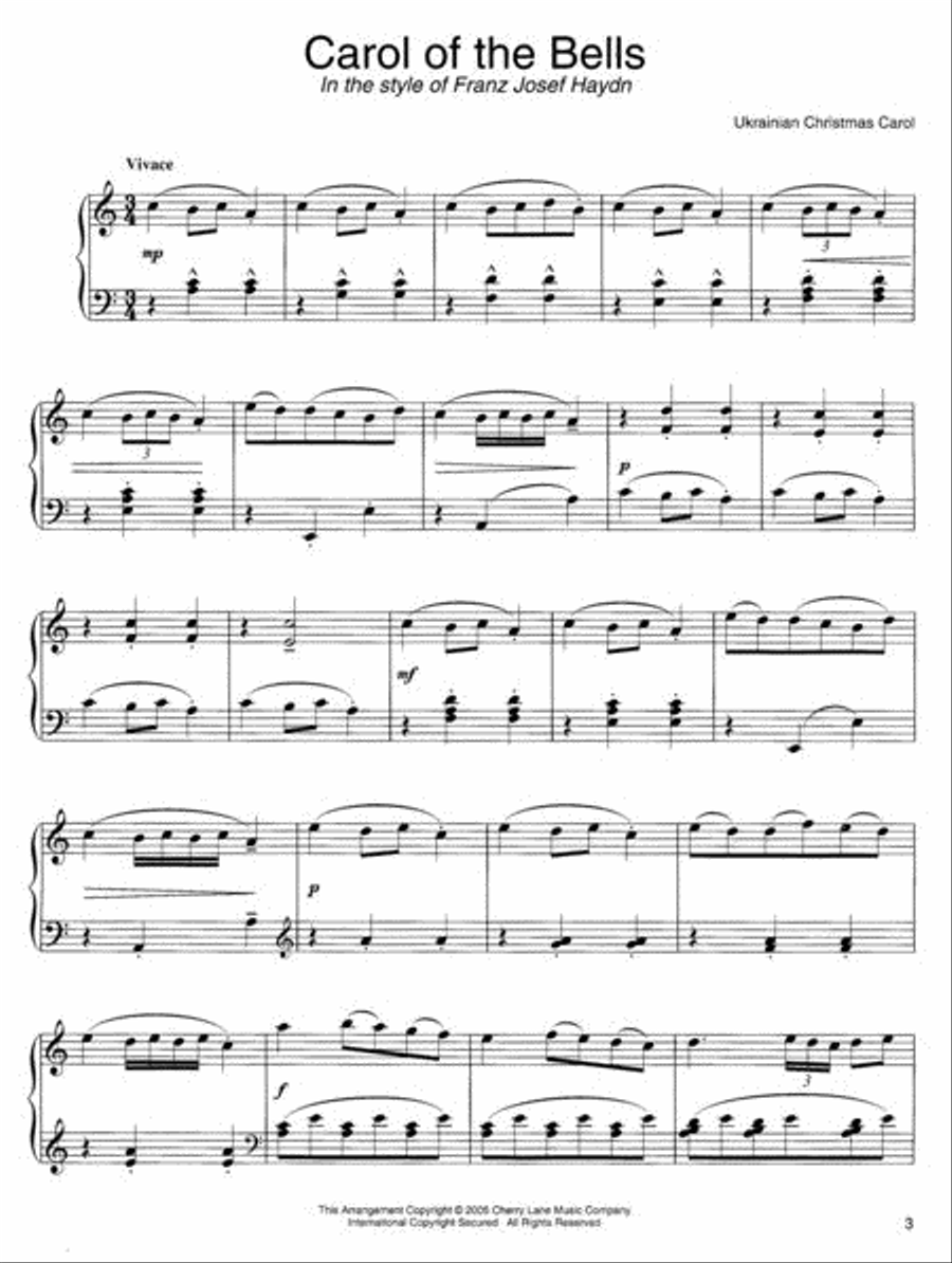 More Bach Around the Christmas Tree Piano Solo scores gallery preview page 2