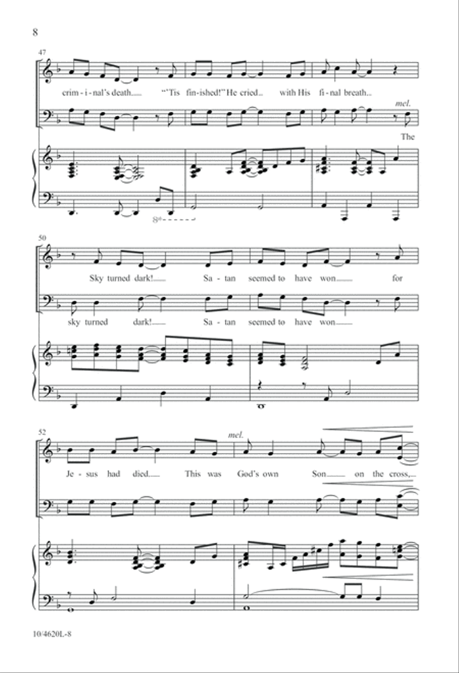 Sunday's Comin'! 4-Part scores gallery preview page 8