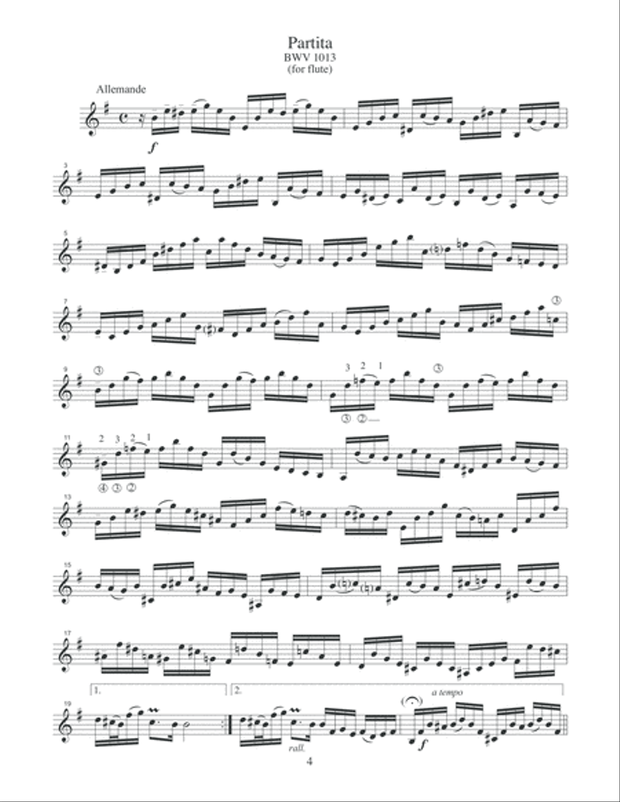 25 Solos for Guitar from the Unaccompanied Partitas, Sonatas and Suites of J.S. Bach Classical Guitar scores gallery preview page 5