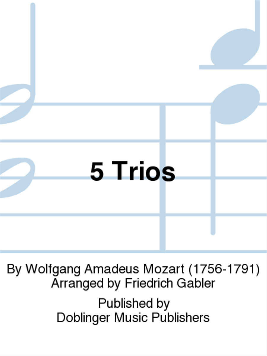 5 Trios Score and Part scores gallery preview page 1