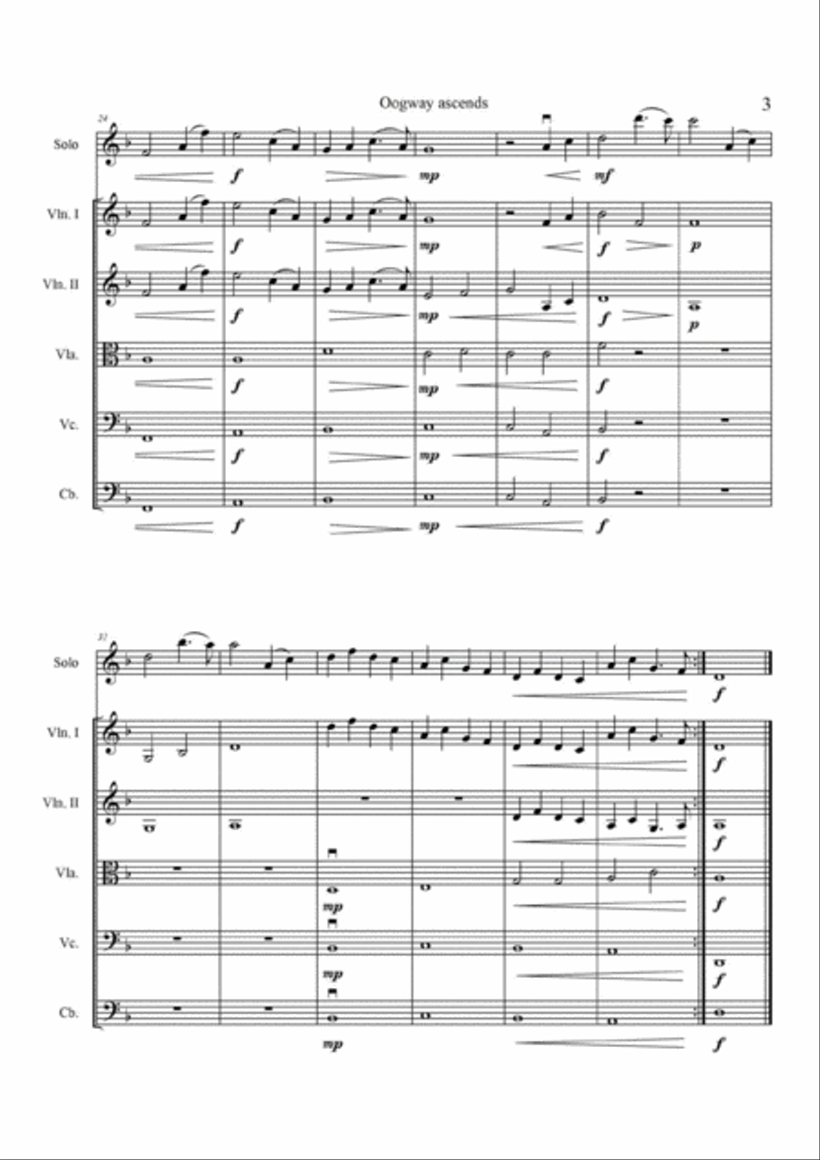 Oogway Ascends Oogway Ascends Chamber Music scores gallery preview page 3