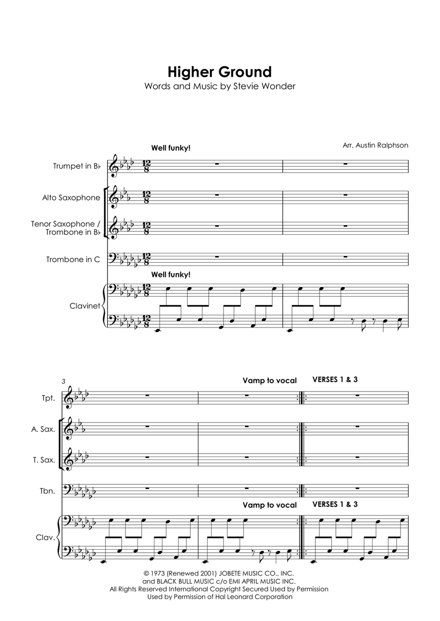 Higher Ground Higher Ground Small Ensemble scores gallery preview page 3