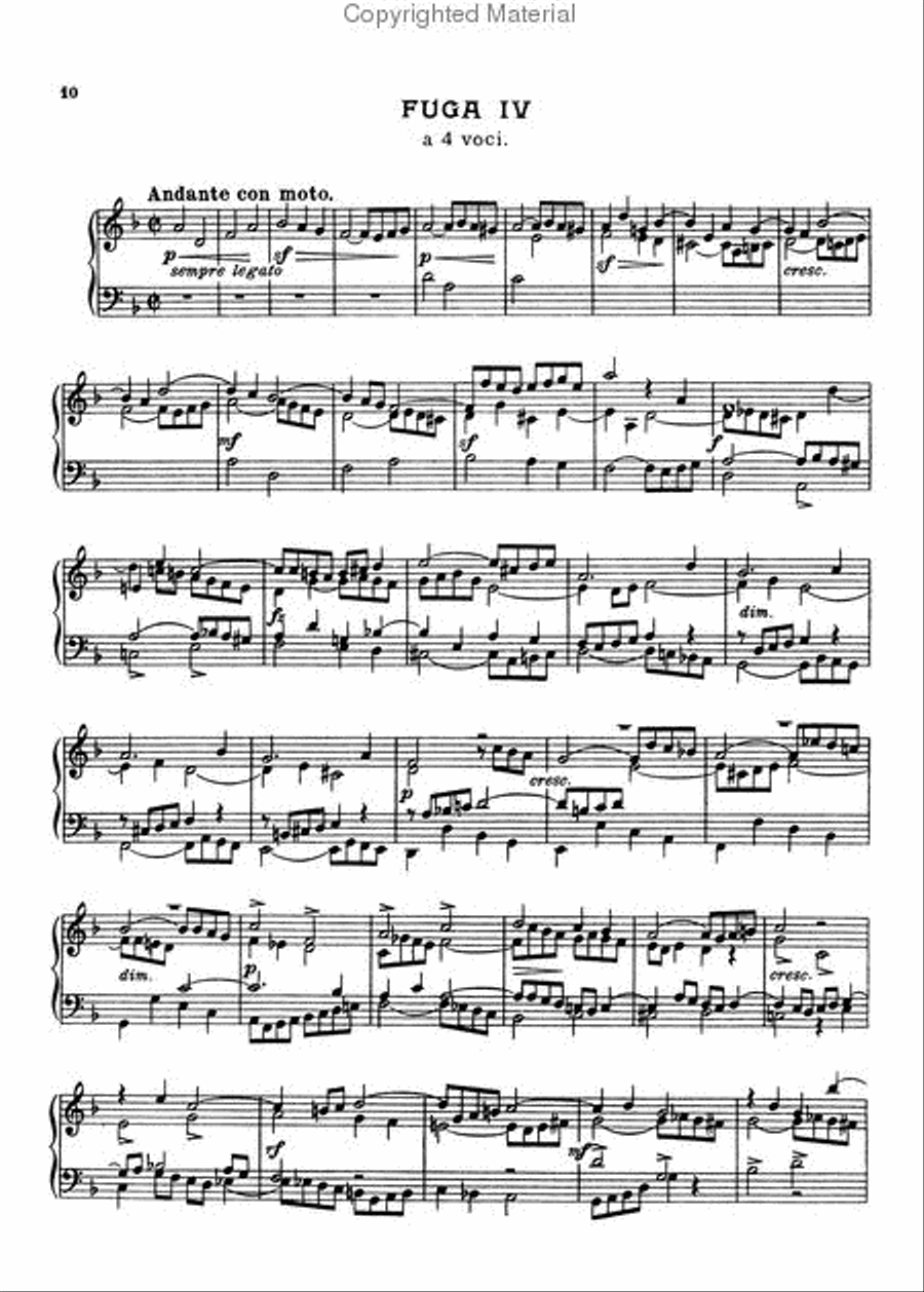 The Art of the Fugue, BWV1080 Piano scores gallery preview page 4