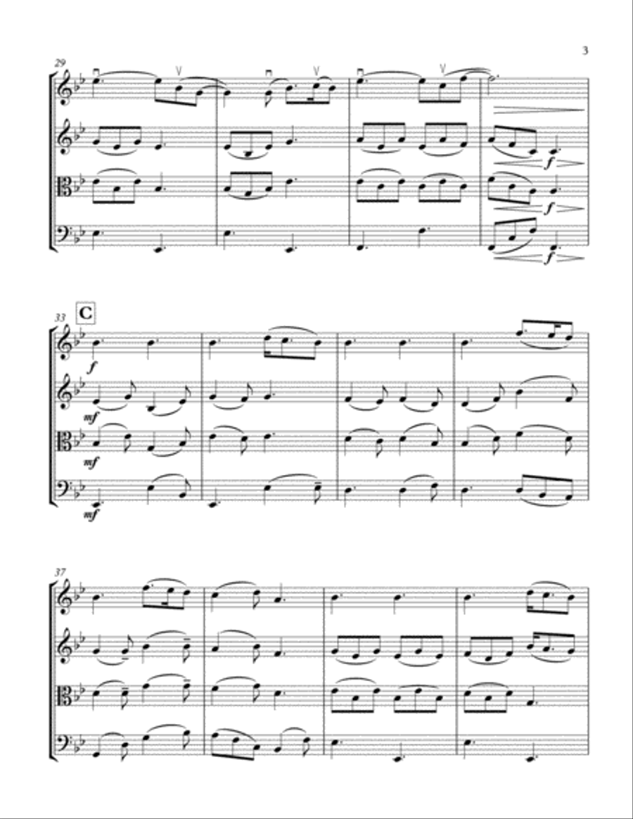 A Thousand Years A Thousand Years String Quartet scores gallery preview page 3