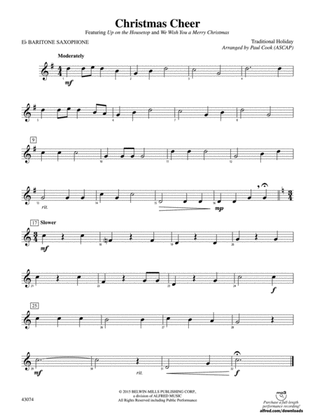 Christmas Cheer: E-flat Baritone Saxophone