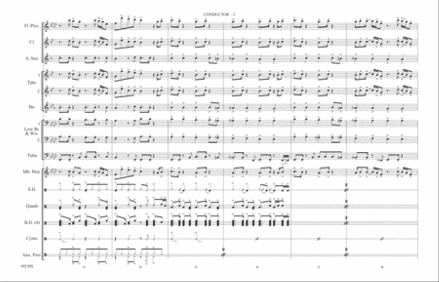 Levitating: Score Levitating: Score Marching Band scores gallery preview page 3