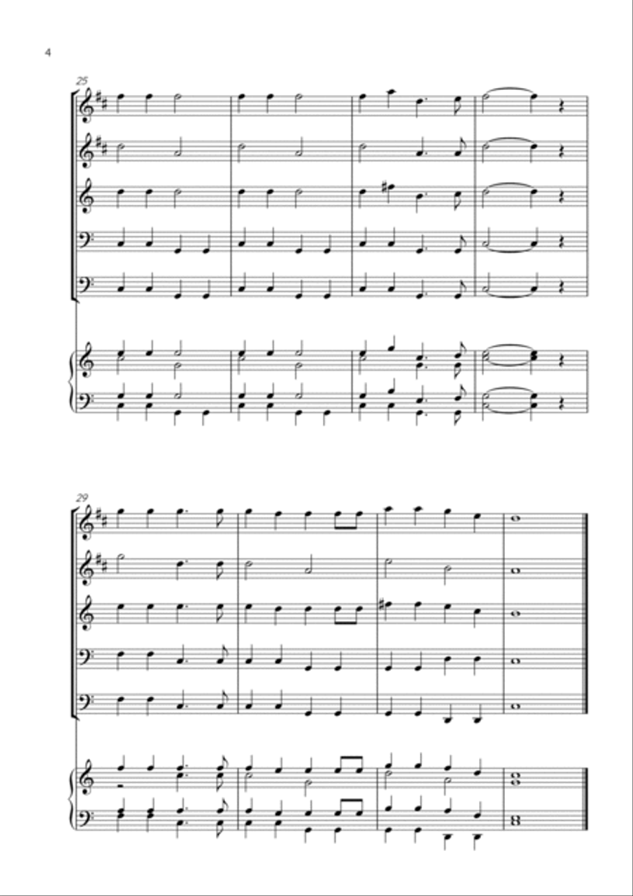 Jingle Bells Chamber Music scores gallery preview page 4