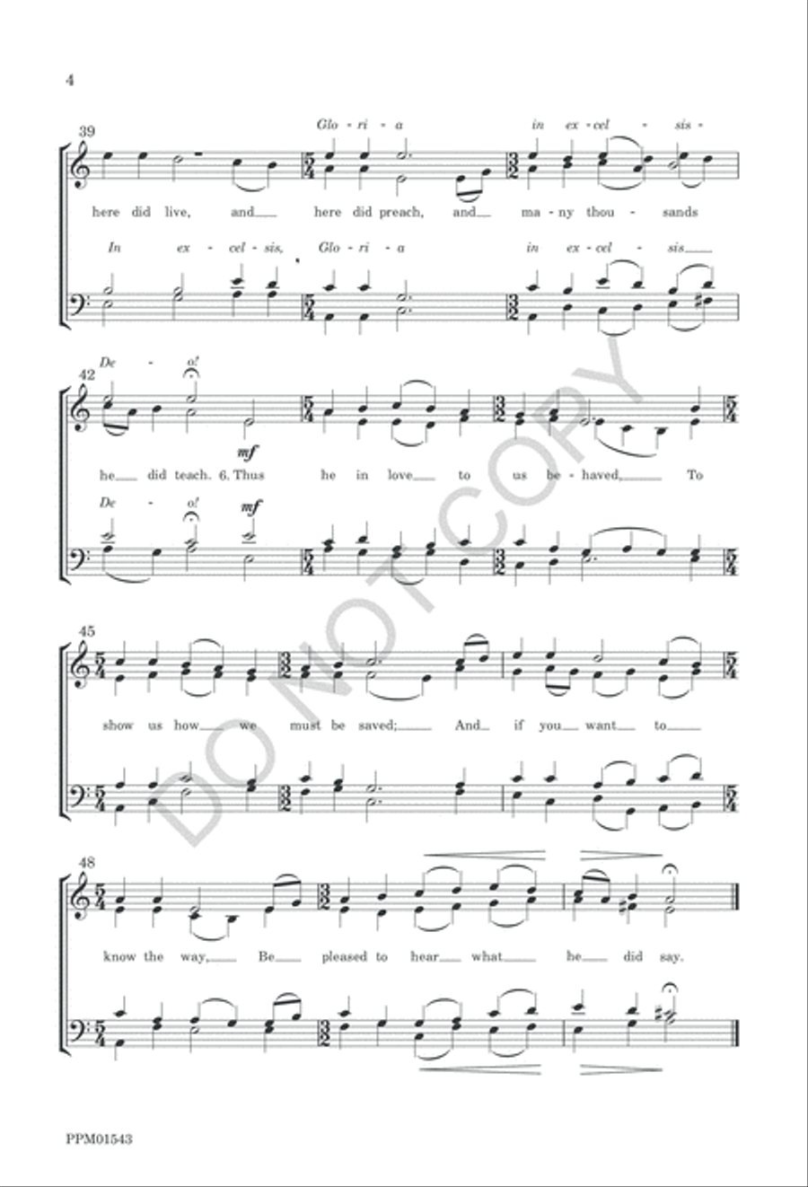 The Truth from Above 4-Part scores gallery preview page 7