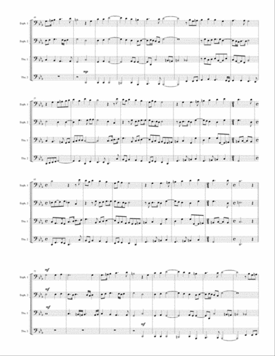 A Round of Dowland A Round of Dowland Brass Ensemble scores gallery preview page 3