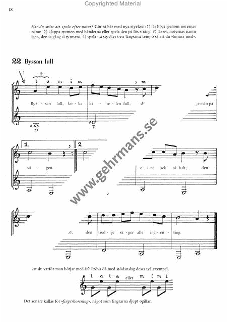 Lar dig spela gitarr 1 Lar dig spela gitarr 1 Guitar scores gallery preview page 11