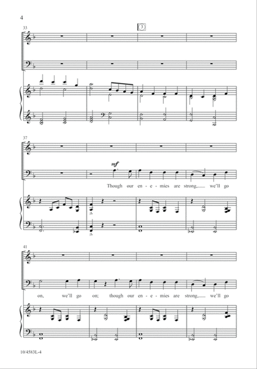 Saints Bound for Heaven Saints Bound for Heaven 4-Part scores gallery preview page 4