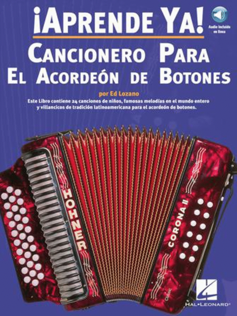 Aprende Ya! Cancionero Para El Acordeon De Botones