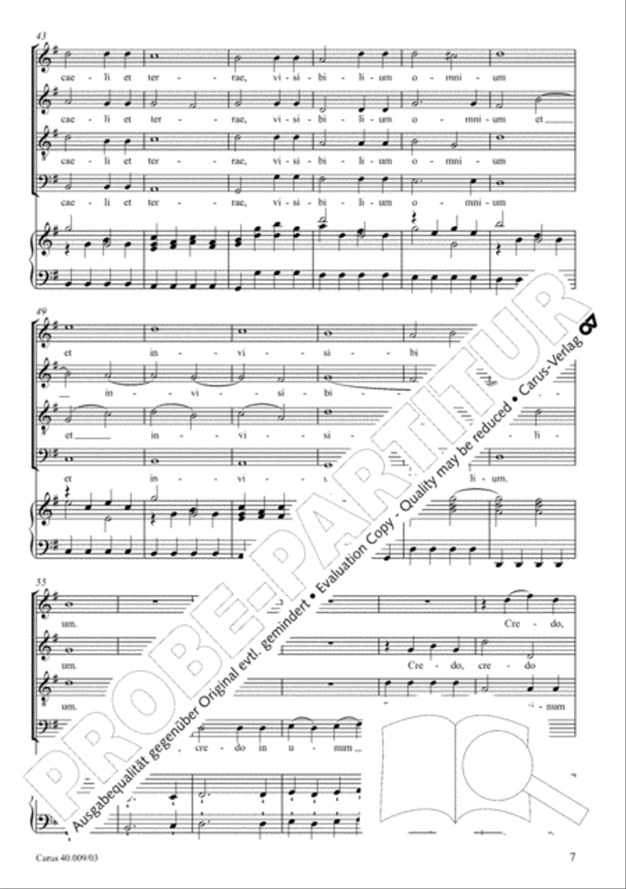 Credo in G SA scores gallery preview page 8
