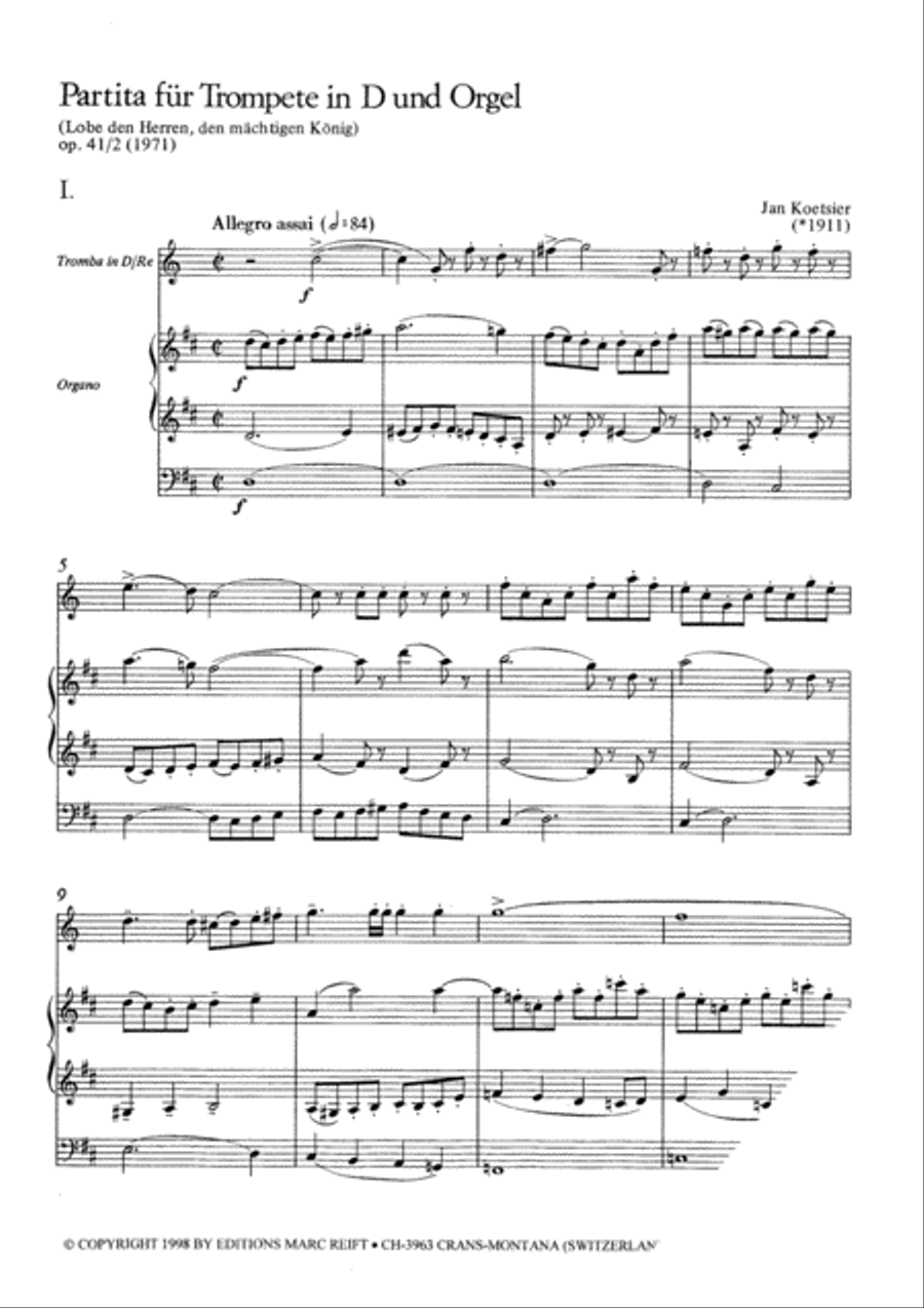 Partita Trumpet scores gallery preview page 3