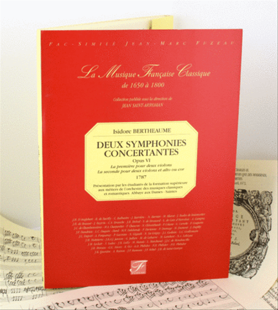 Two symphonies concertantes - opus VI Orchestra scores gallery preview page 1