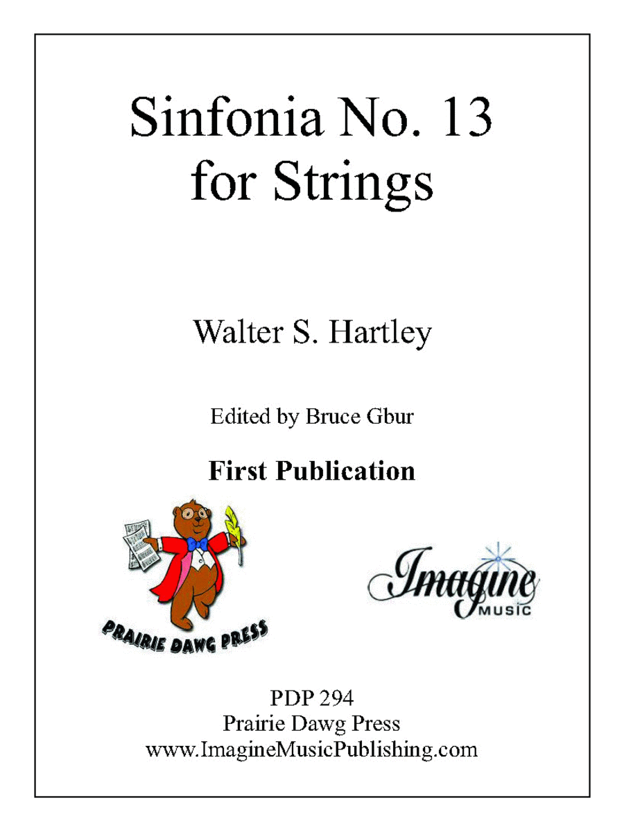 Sinfonia No. 13 for Strings String Orchestra scores gallery preview page 1