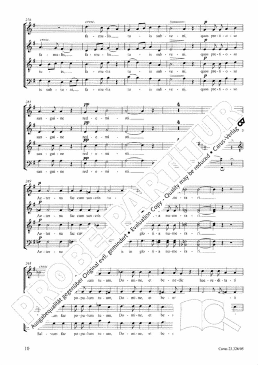 Te Deum 4-Part scores gallery preview page 11