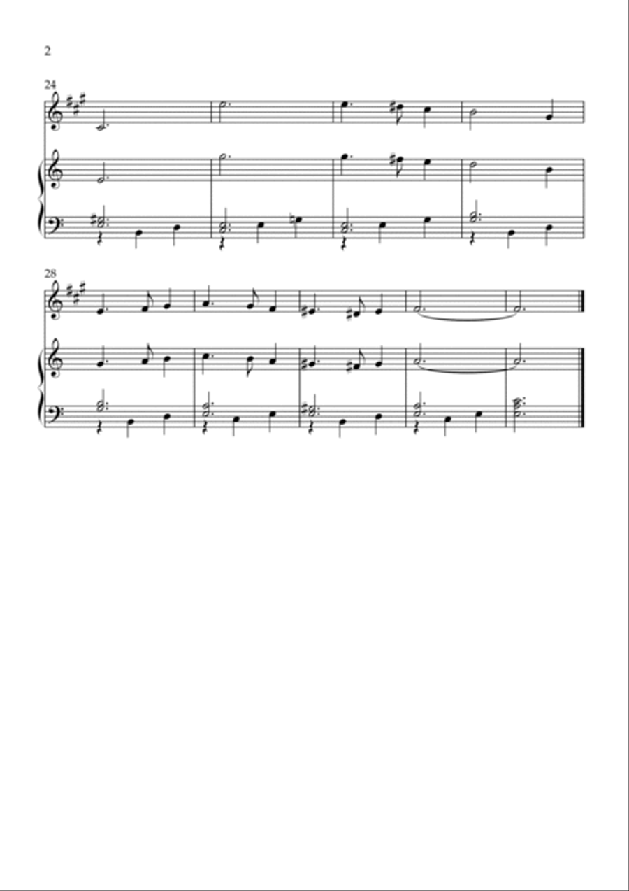 Greensleeves Piano scores gallery preview page 2