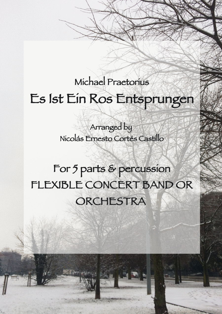 Book cover for Es ist ein' Ros' entsprungen (Praetorius) - Flexible Instrumentation