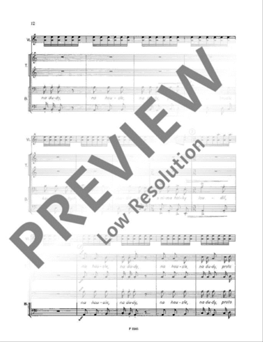 Spring is Opening Men's Choir scores gallery preview page 13