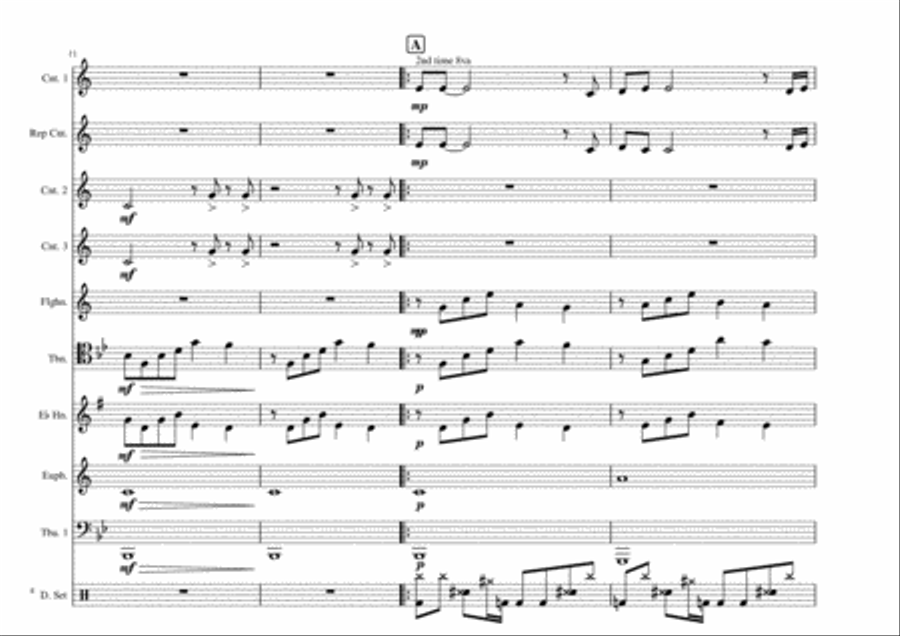 Bohemian Rhapsody Brass Ensemble scores gallery preview page 4
