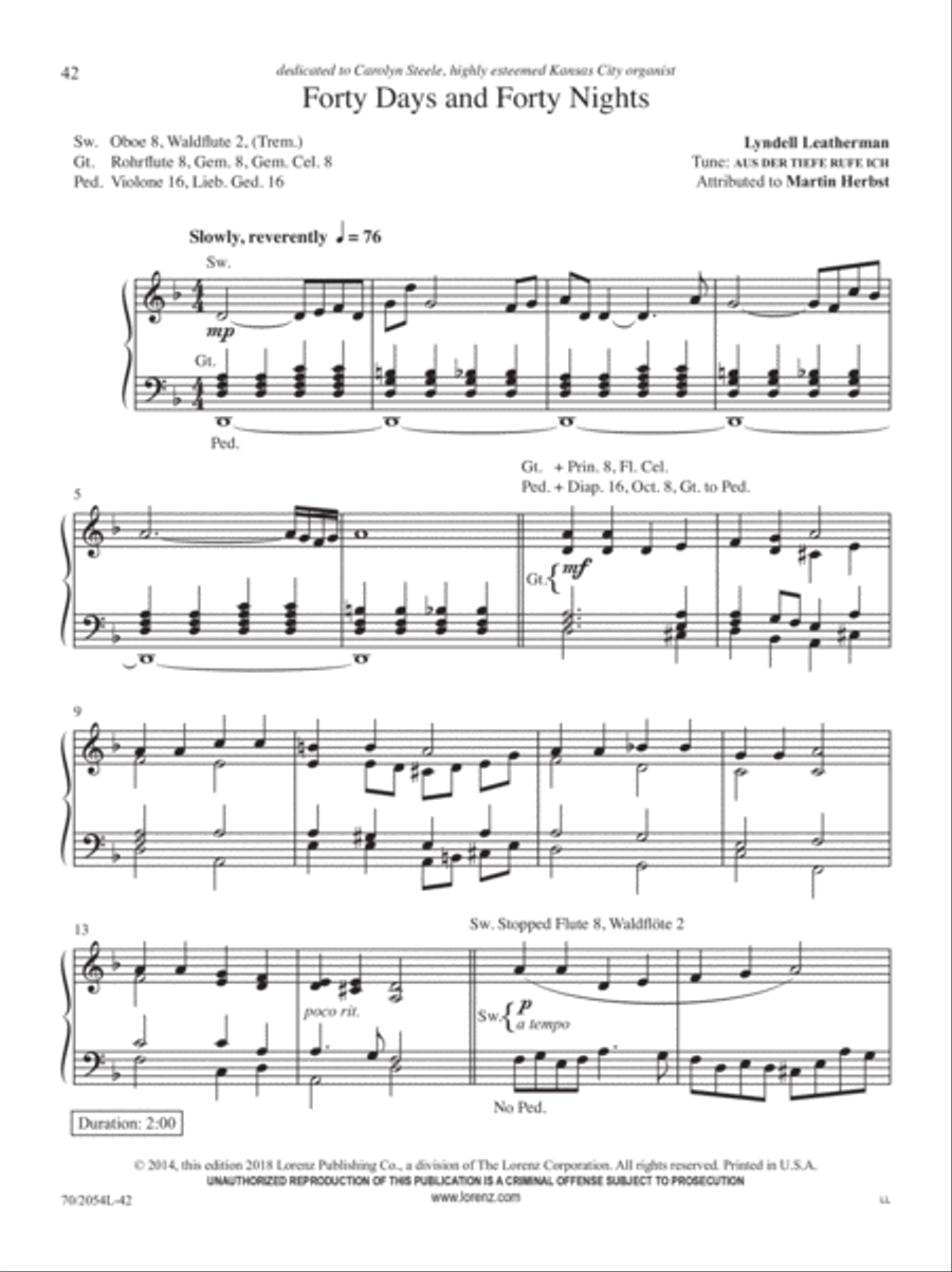 Seasons of Grace Seasons of Grace Organ Solo scores gallery preview page 8