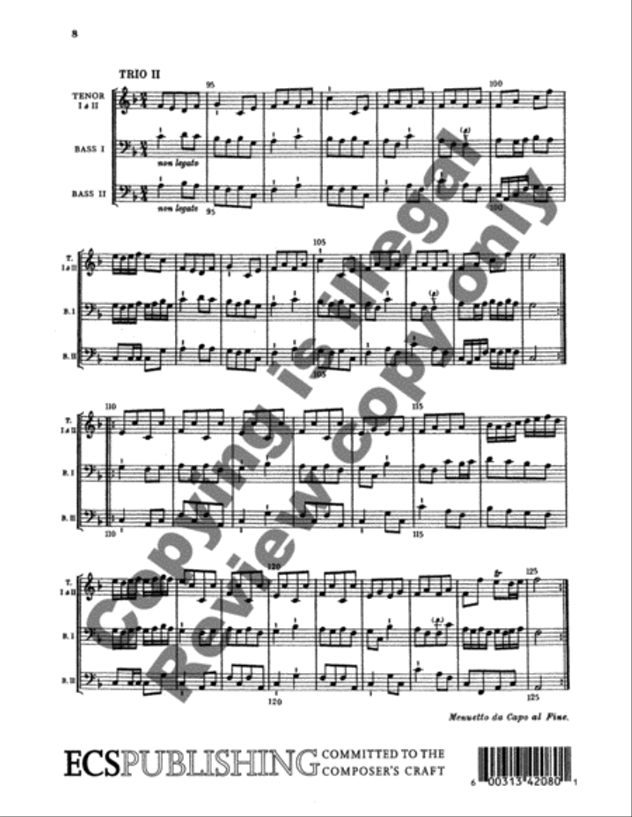 Dance Suite (from Brandenberg Concerto No. 1) Recorder scores gallery preview page 10