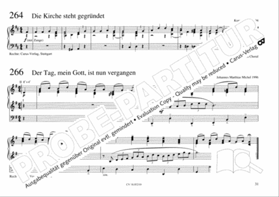 Esslinger Orgelbuch, Bd I-III Organ Solo scores gallery preview page 48