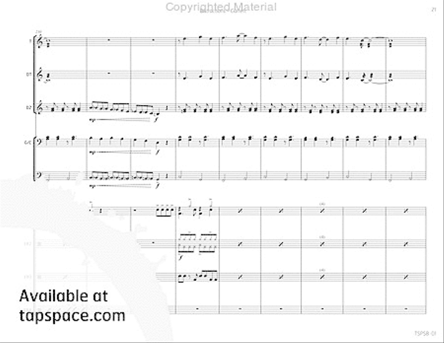 Distractions Steel Drum Band scores gallery preview page 24