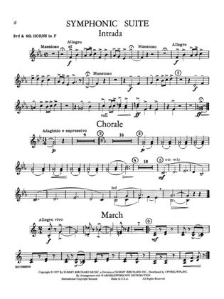 Symphonic Suite: 3rd & 4th F Horns