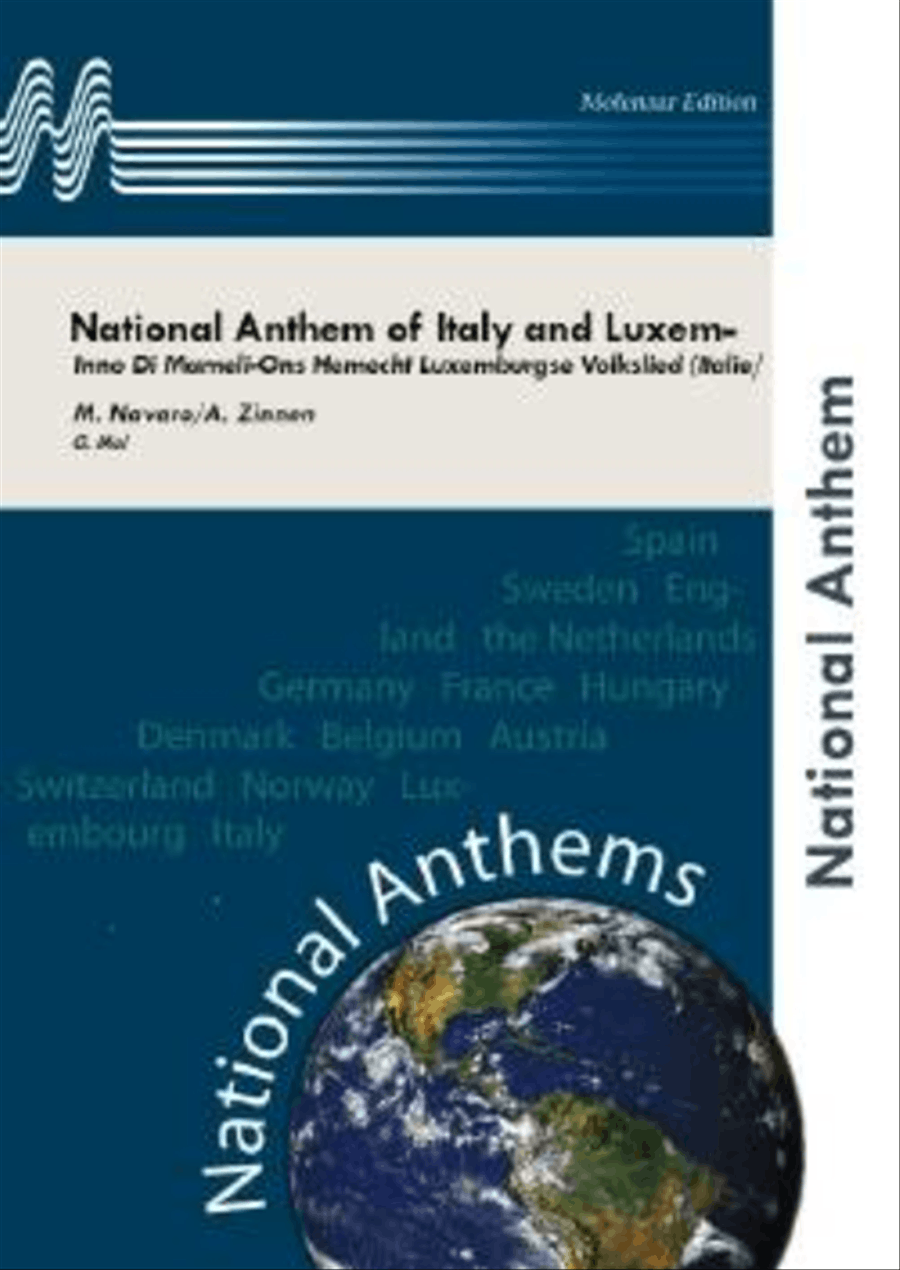 National Anthem of Italy and Luxembourg Fanfare Band scores gallery preview page 1