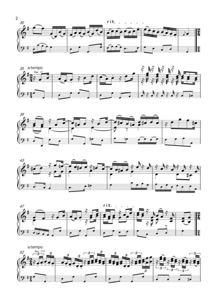 Mozart K.24/K24-Variations on the Dutch song 'Laat ons Juichen,Batavieren!' by C.E.Graaf image number null