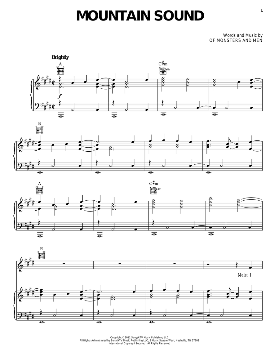Mountain Sound Mountain Sound Acoustic Guitar scores gallery preview page 1