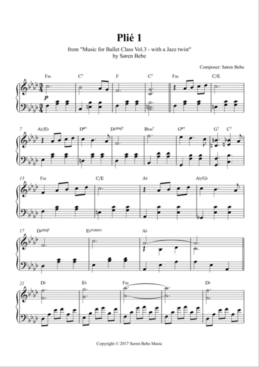 Music for Ballet Class, Vol.3 (Complete Score) Piano Solo scores gallery preview page 5