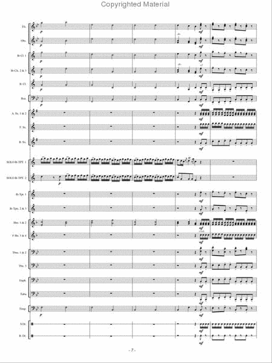 Double Concerto Concert Band scores gallery preview page 6