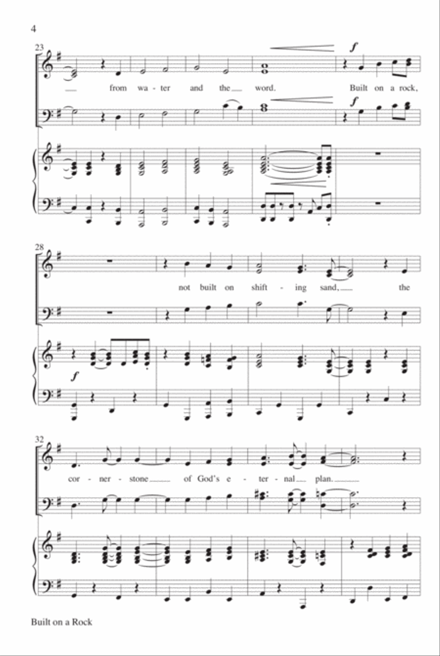 Built on a Rock 4-Part scores gallery preview page 5