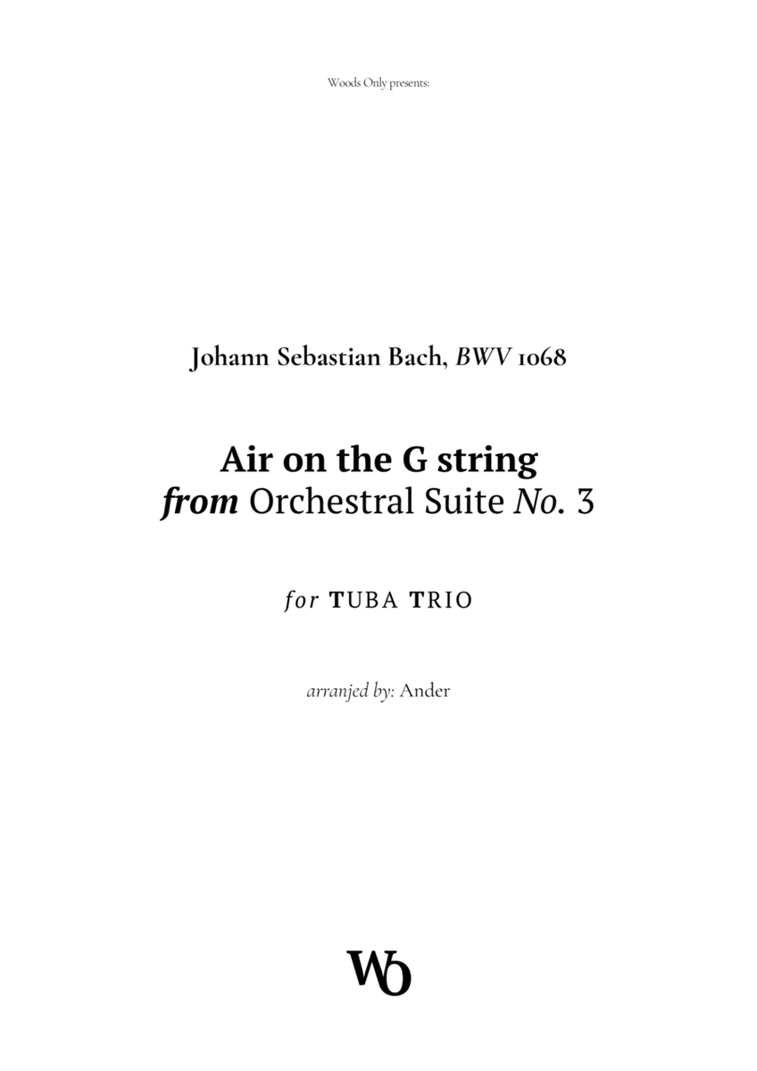 Air on the G String by Bach for Tuba Trio image number null