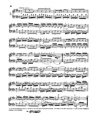 Bach: Six Little Preludes (Ed. Hans Bischoff)